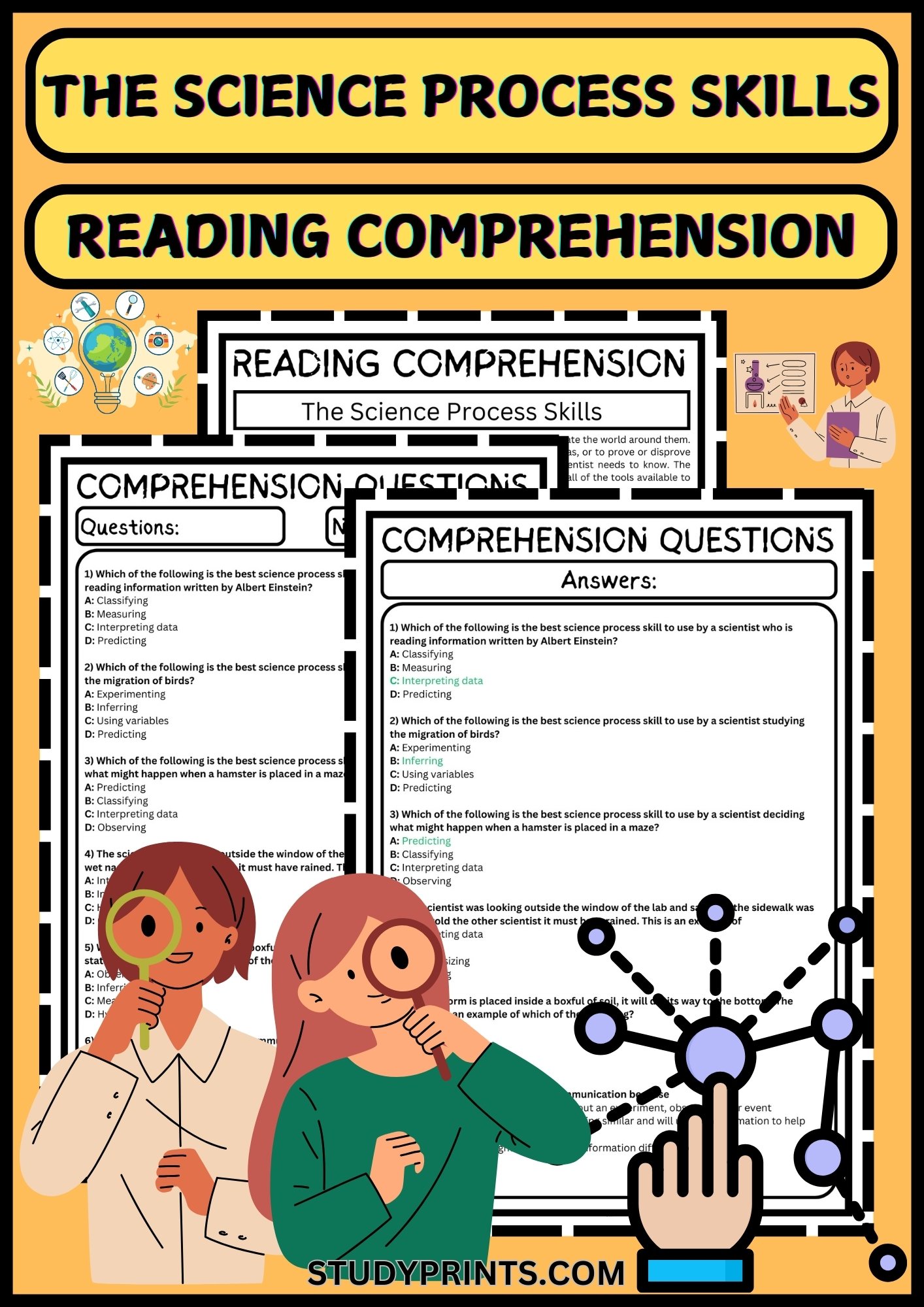 The Science Process Skills Reading Comprehension product image (1)