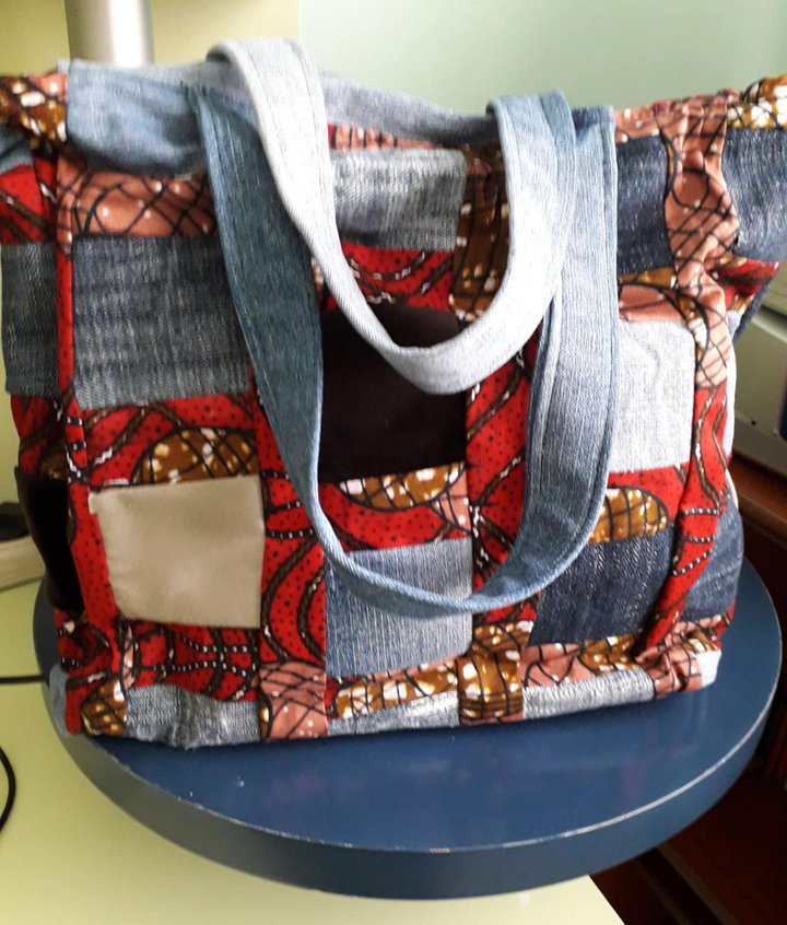Borsa jeans scacchi product image (1)