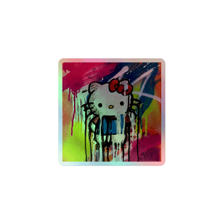 Goodbye Kitten Holographic Sticker Pack product image (1)