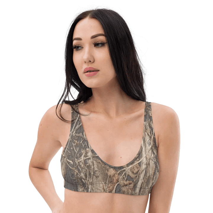 Recycled Padded Bikini Top - Dead Split - It Happennnns Camo product image (1)