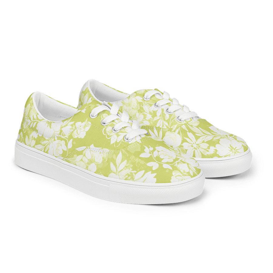 Floral Finesse Lace-Up Sneakers product image (3)