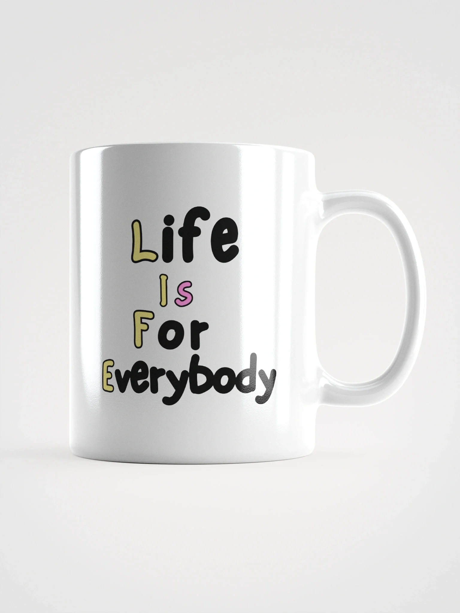 Playful Life Letters Mug product image (2)