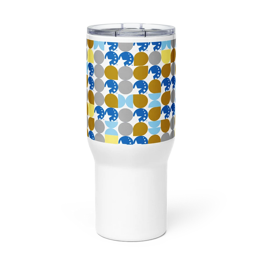 Travel Mug with Handle in Icon Pattern product image (2)