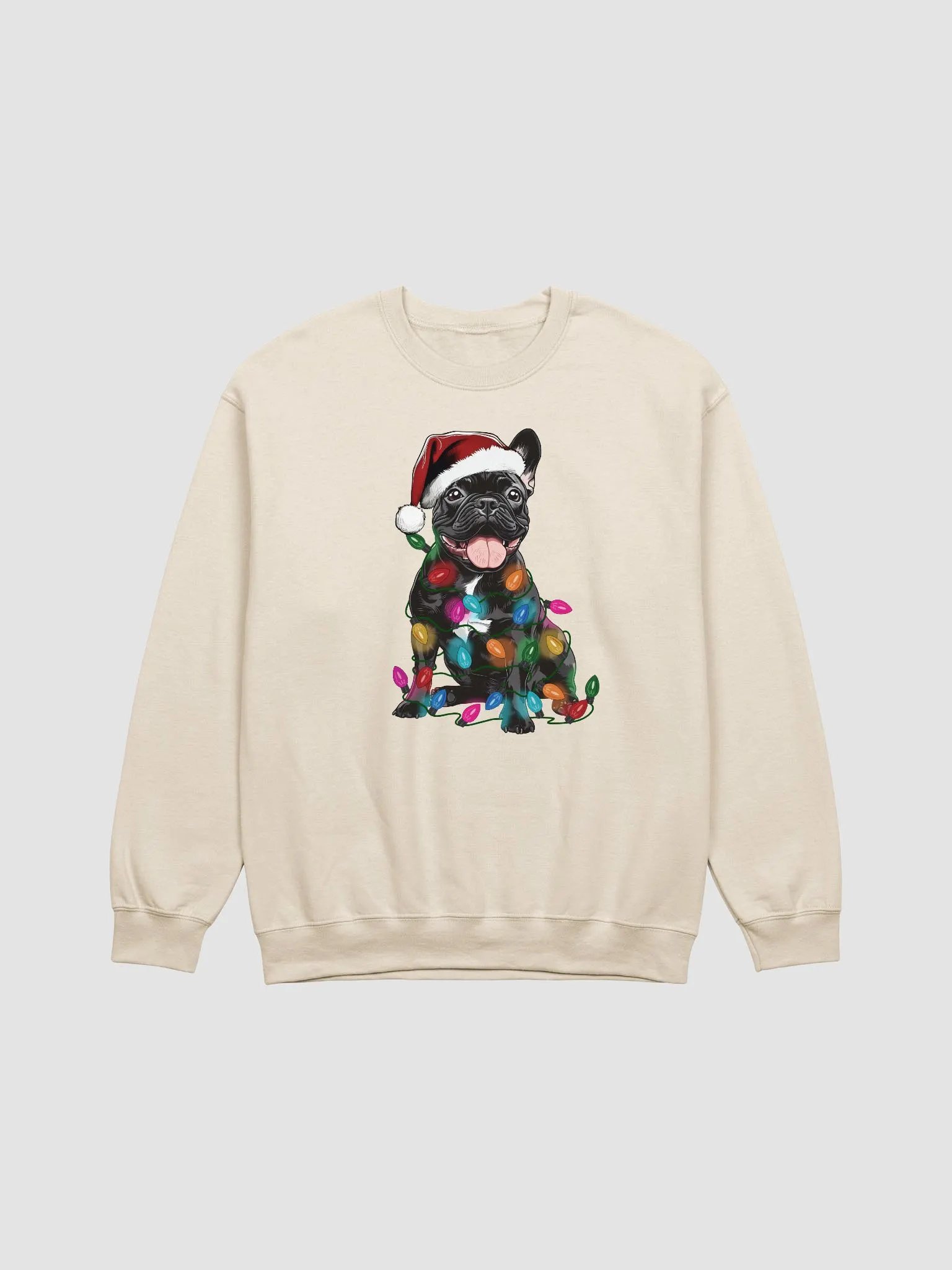 Funny French Bulldog(Black) Christmas Sweatshirt product image (23)