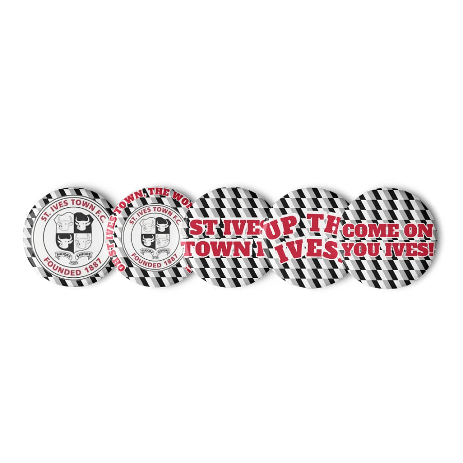 SITFC 'Jagged' Pin Badges (Pack of 5) product image (2)