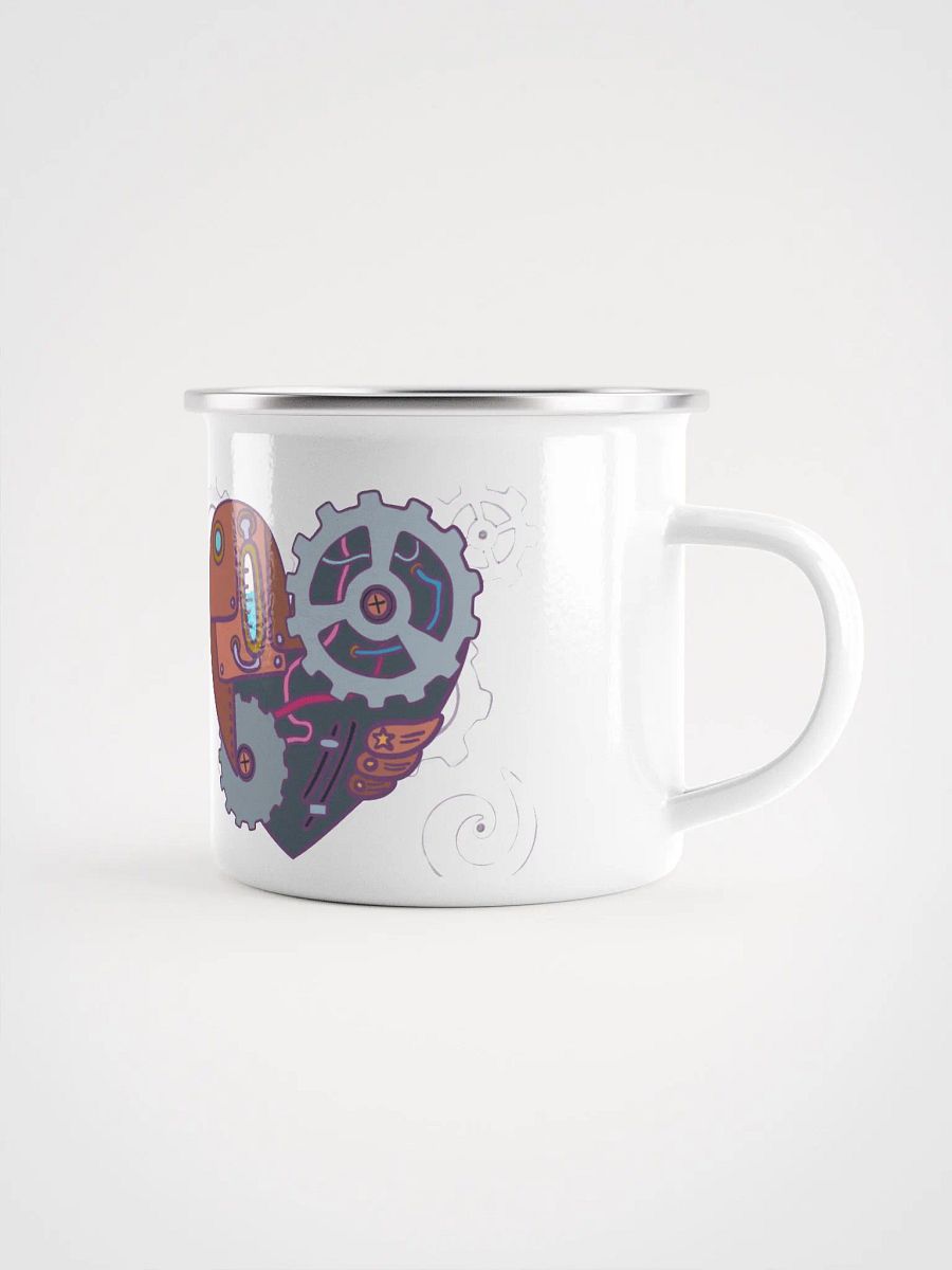 Steampunk Heart - Enamel Cup product image (4)