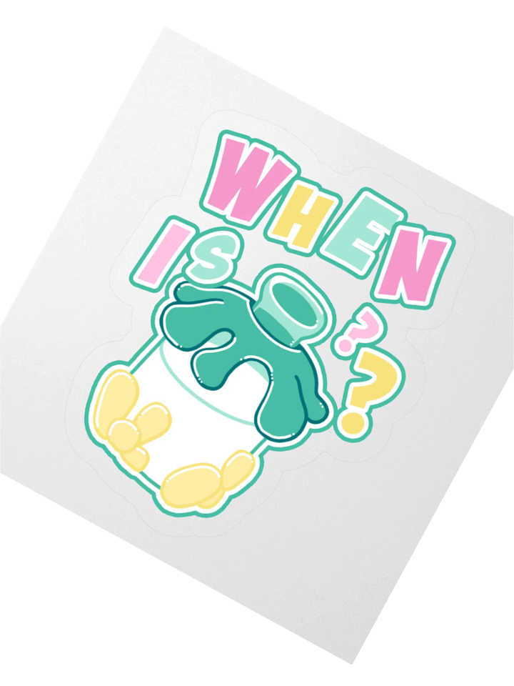 WHEN is Milk?? Stickers product image (4)