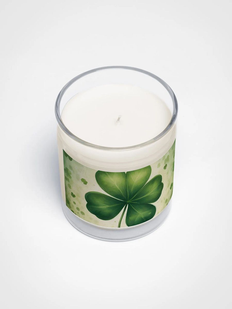 St Patrick’s Day Lucky Shamrock Soy Candle product image (3)