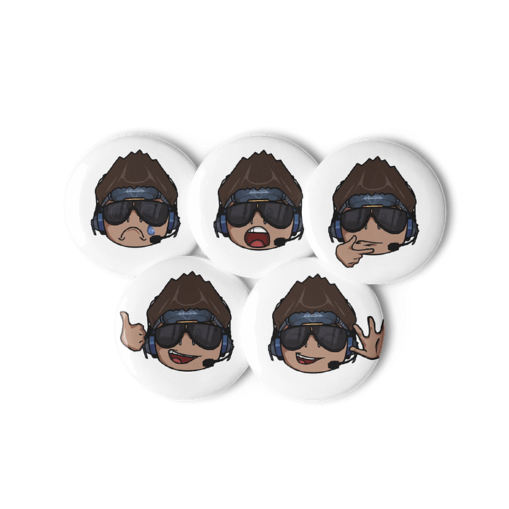DarkSky Emojis Pin Button Set 2 product image (3)