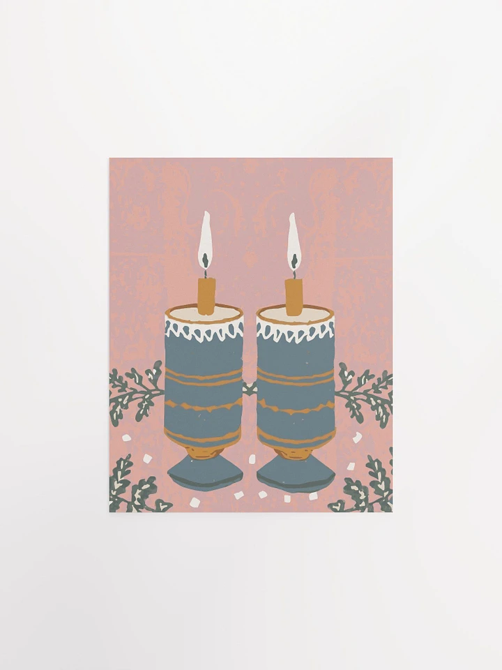 Shabbat Candles Print (Unframed) product image (1)