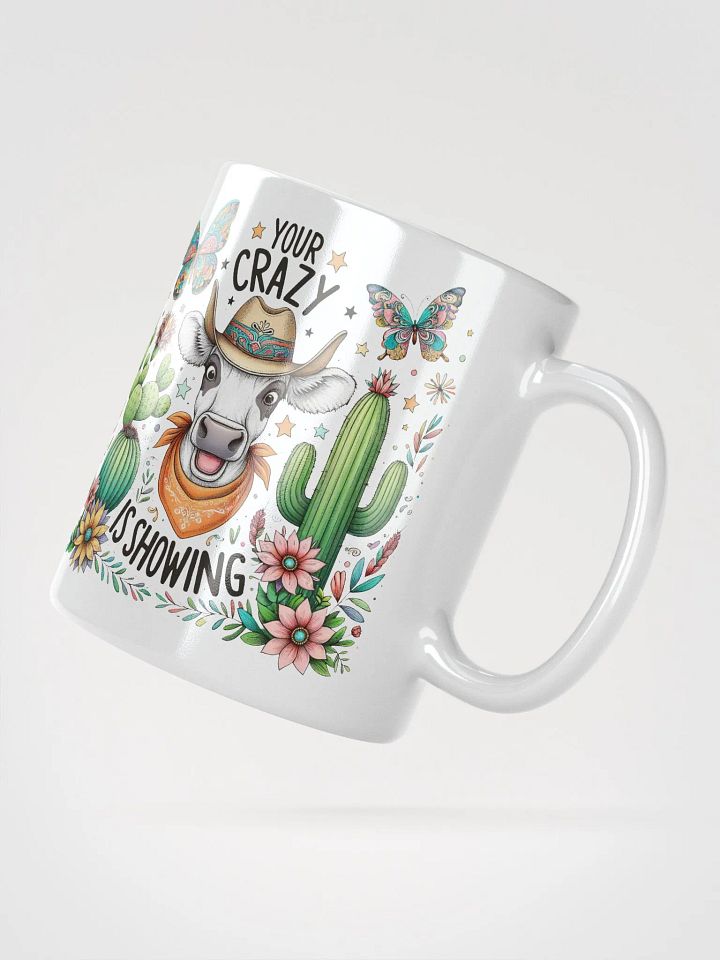 Cowboy Cow Crazy Is Showing Mug product image (2)