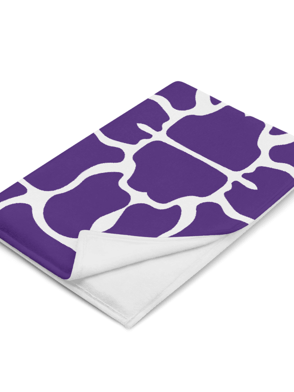 Purple Brick Mosaic Throw Blanket product image (1)