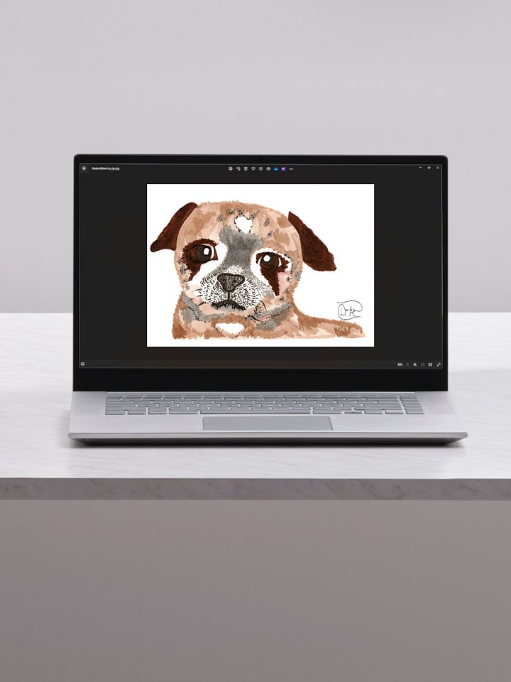 Pug Watercolour Download product image (1)