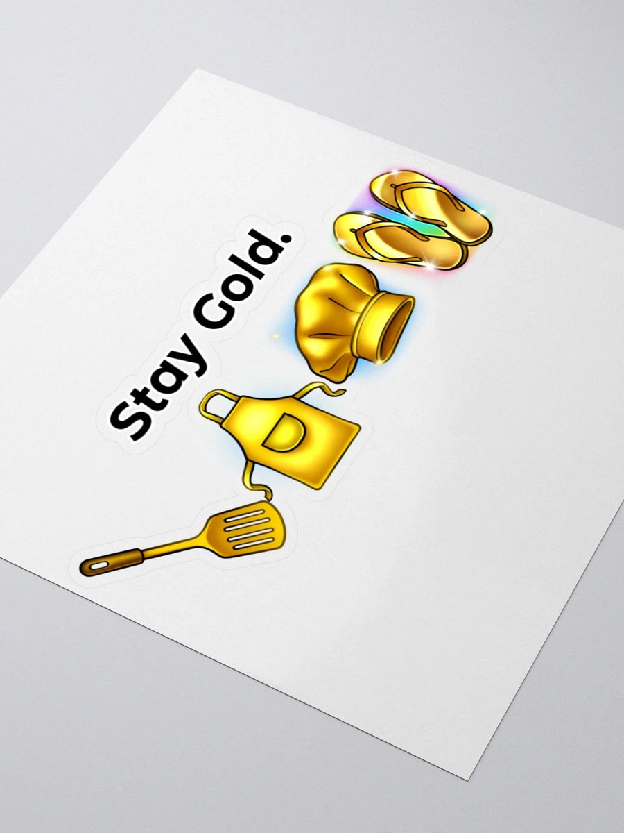 Stay Gold. Sticker product image (6)