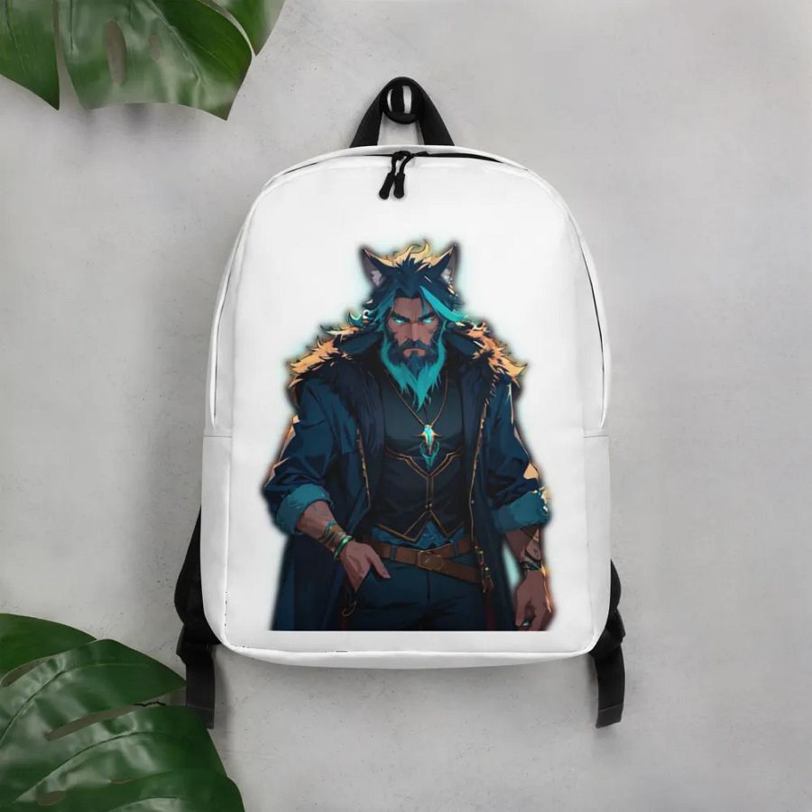 Mystical Wolfman All-Over Backpack product image (5)