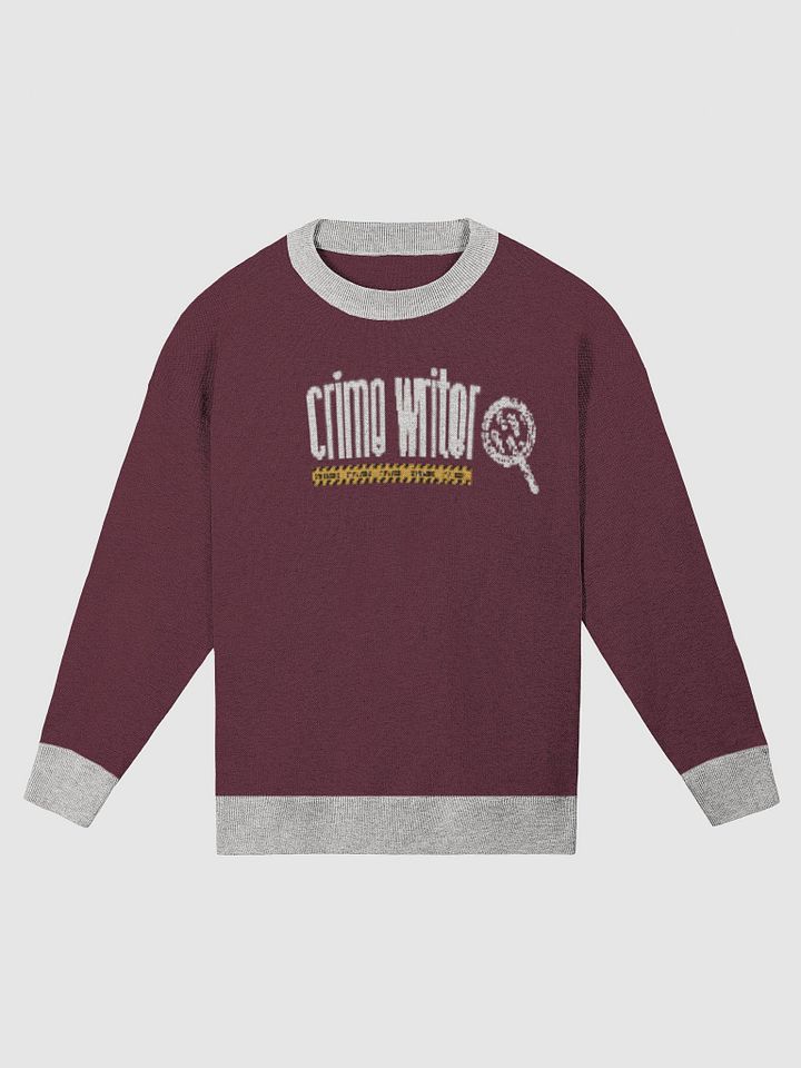 Burgundy Crime Writer Sweater product image (1)