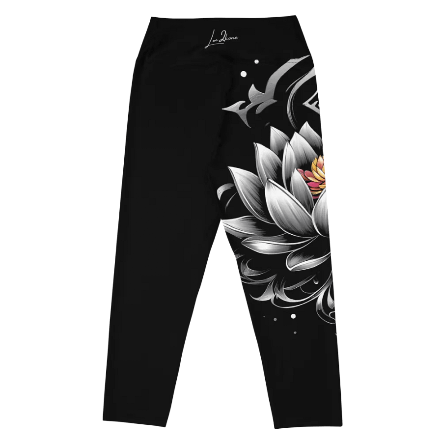 Lotus Bloom Yoga Capri Leggings product image (9)