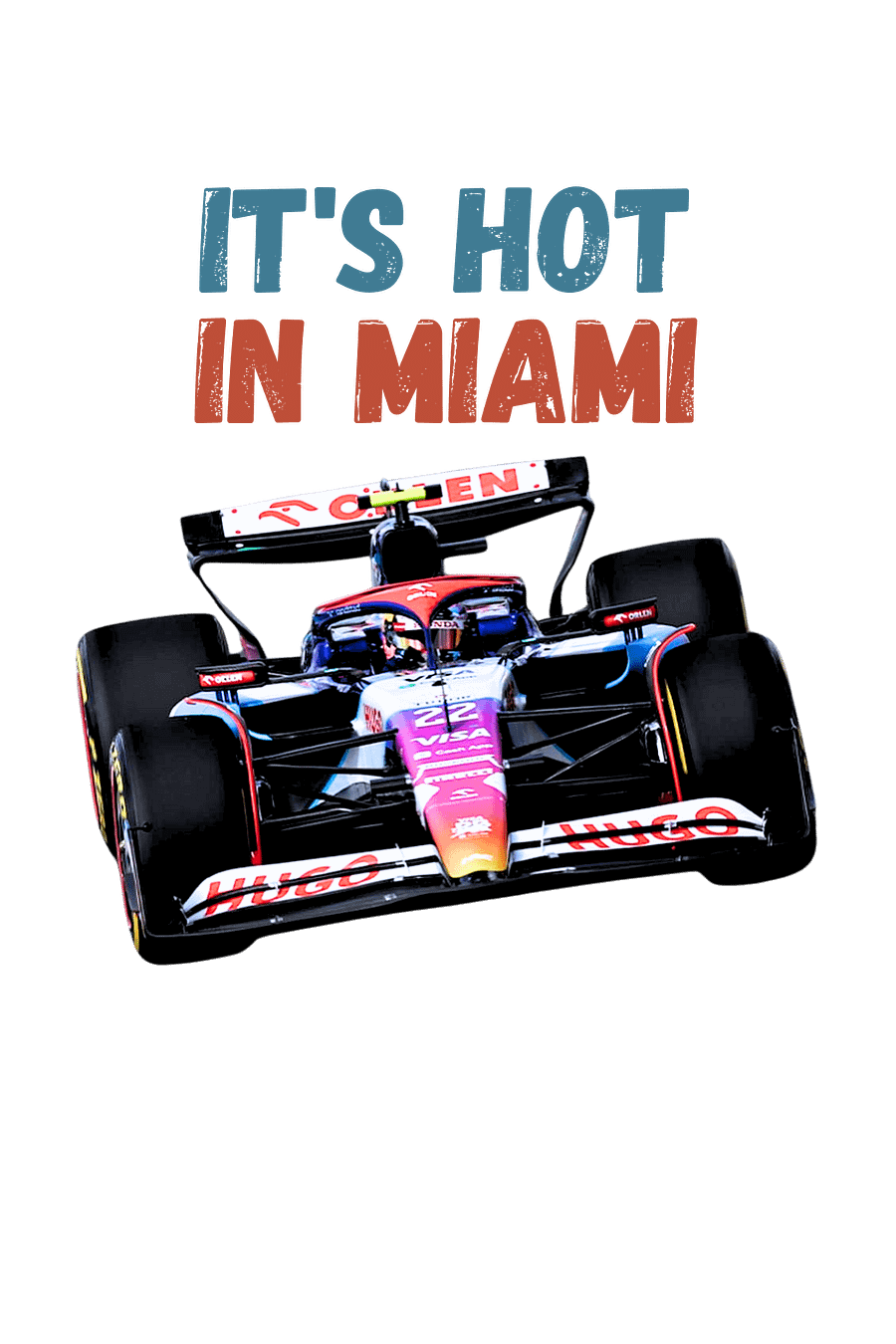IT'S HOT IN MIAMI free digital sticker for WhatsApp and Instagram product image (1)