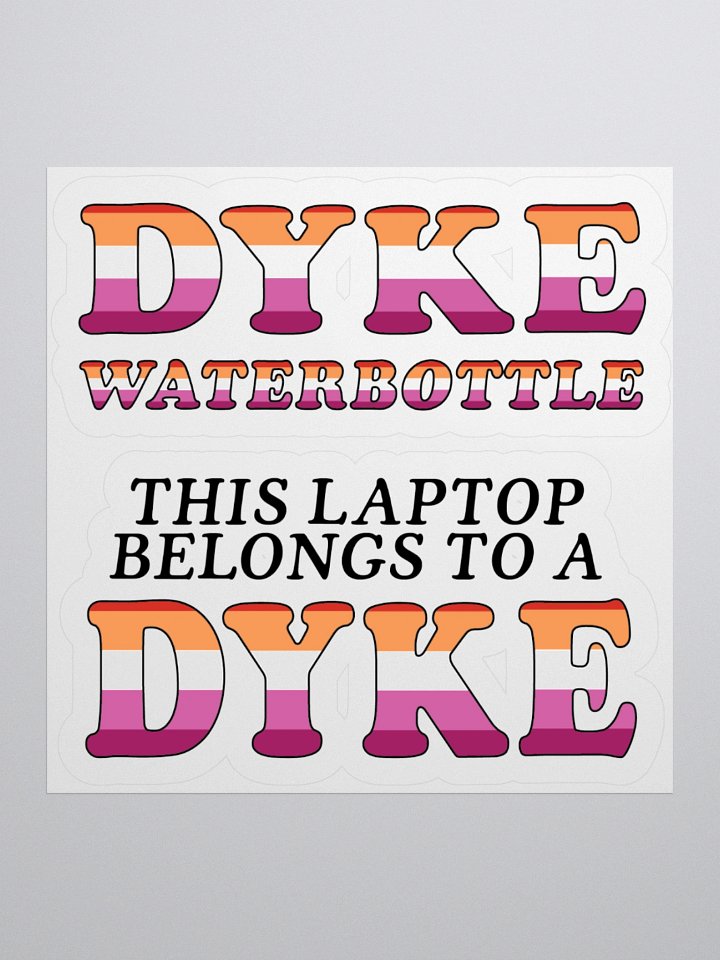 DYKE PROPERTY STICKERS product image (3)