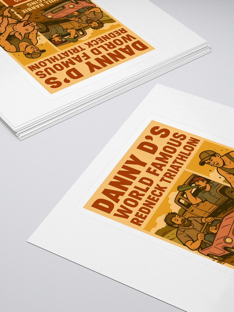 Redneck Triathlon Sticker product image (4)