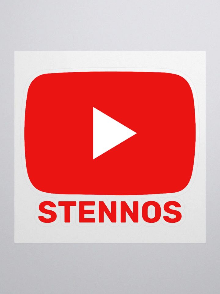 Stennos YouTube Sticker product image (2)