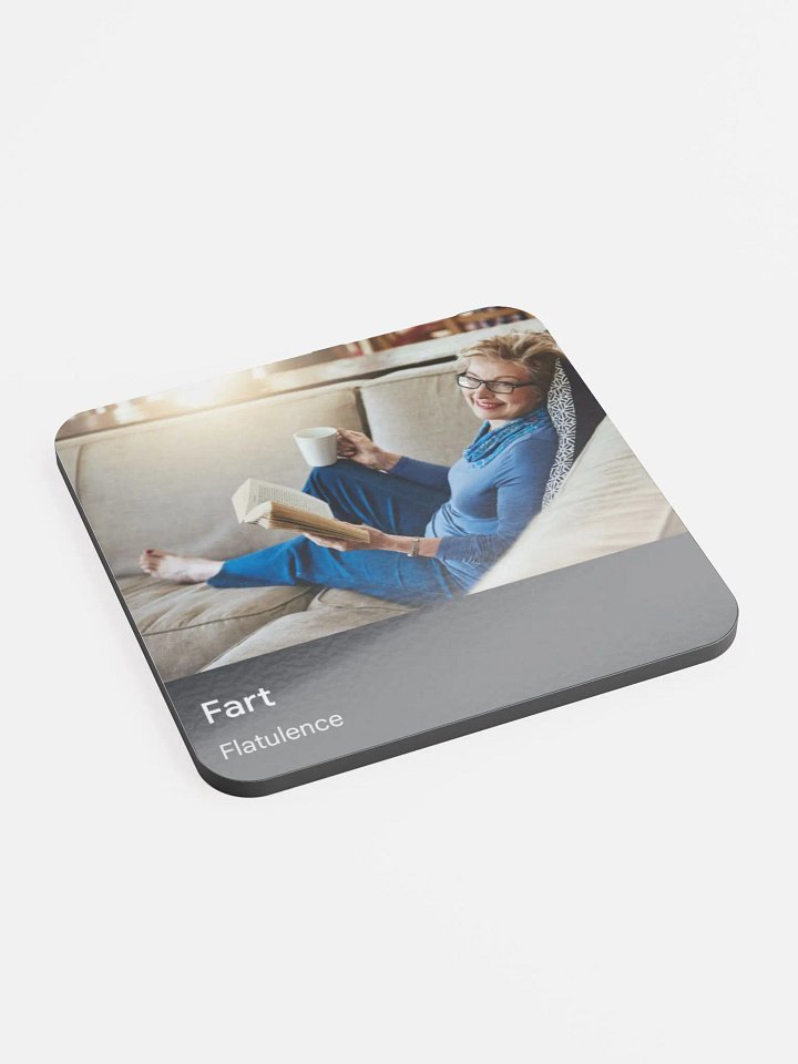 Fart (flatulence) coaster product image (1)