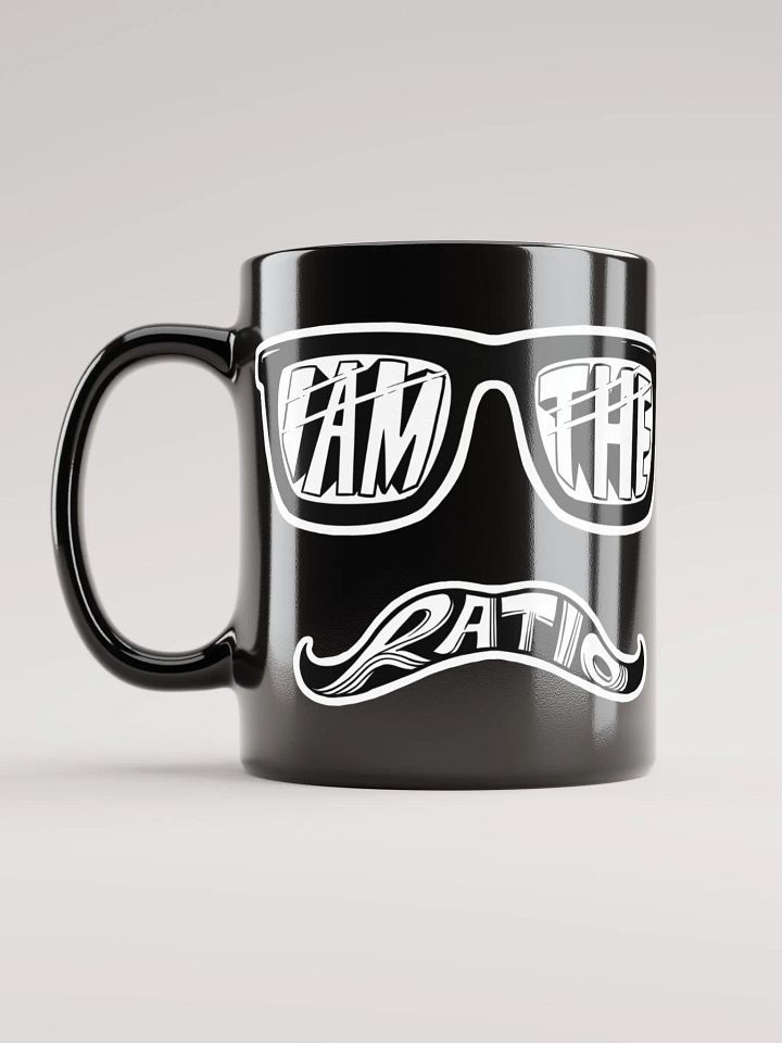 Glasses & Mustache Black Coffee Mug product image (1)