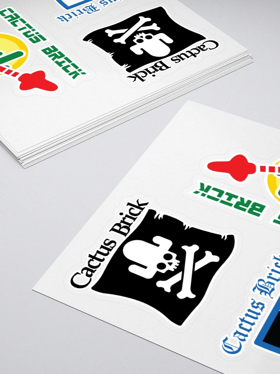 Cactus Brick Sticker Pack product image (4)