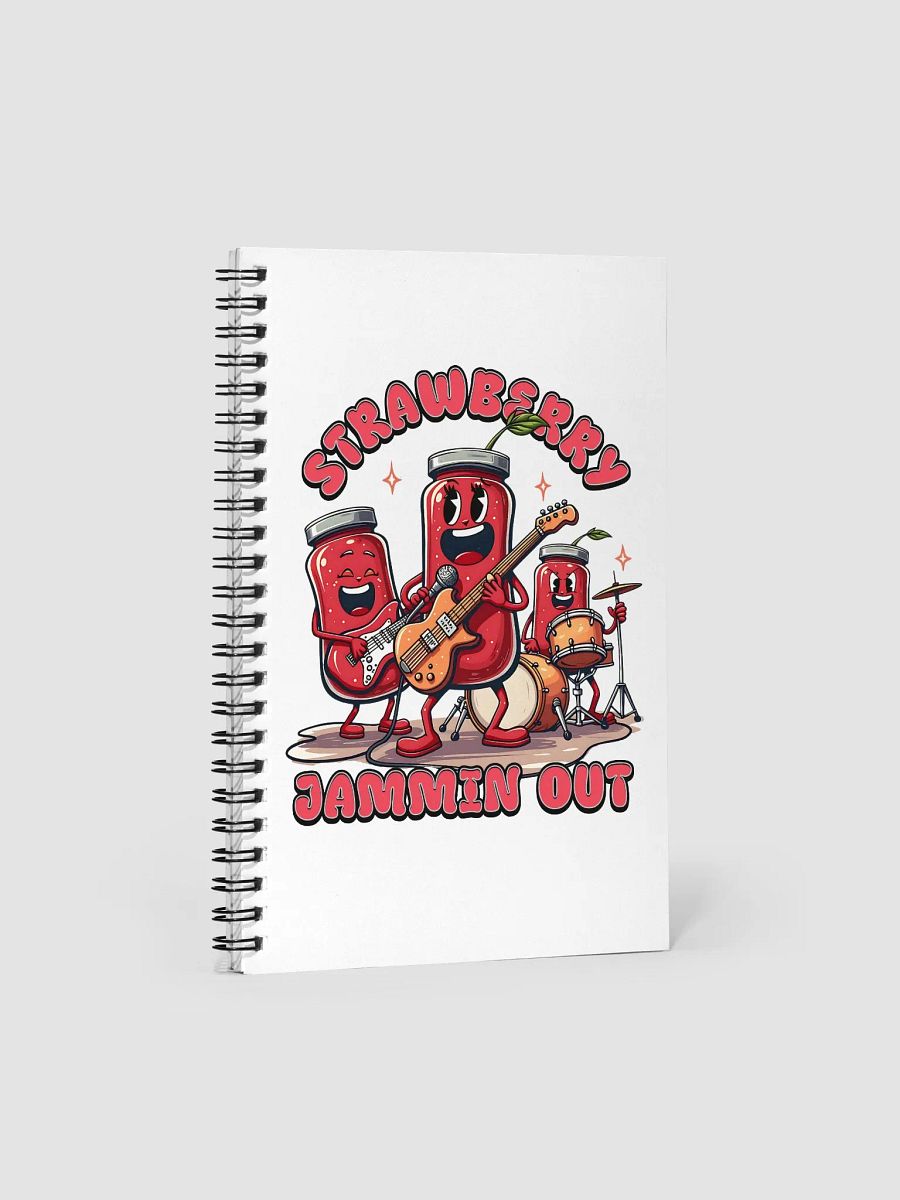 Strawberry Jammin Out Jars Spiral Notebook product image (2)
