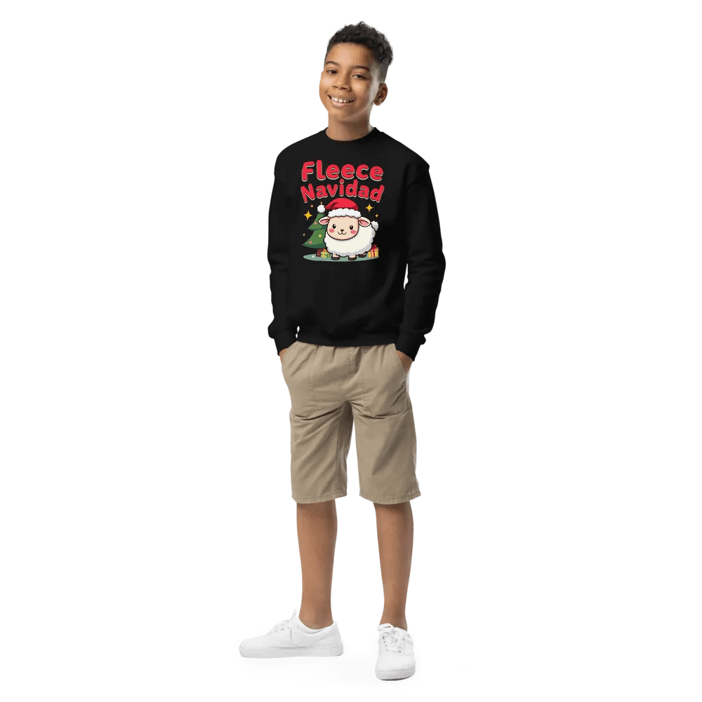 Fleece Navidad Youth Sweatshirt product image (1)