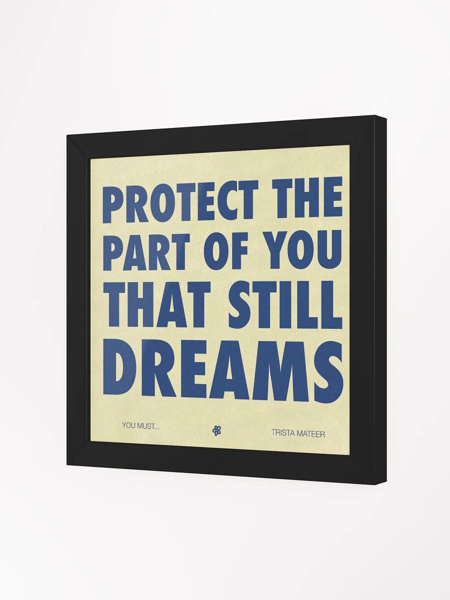 You Must 1 - Framed Art Print product image (2)