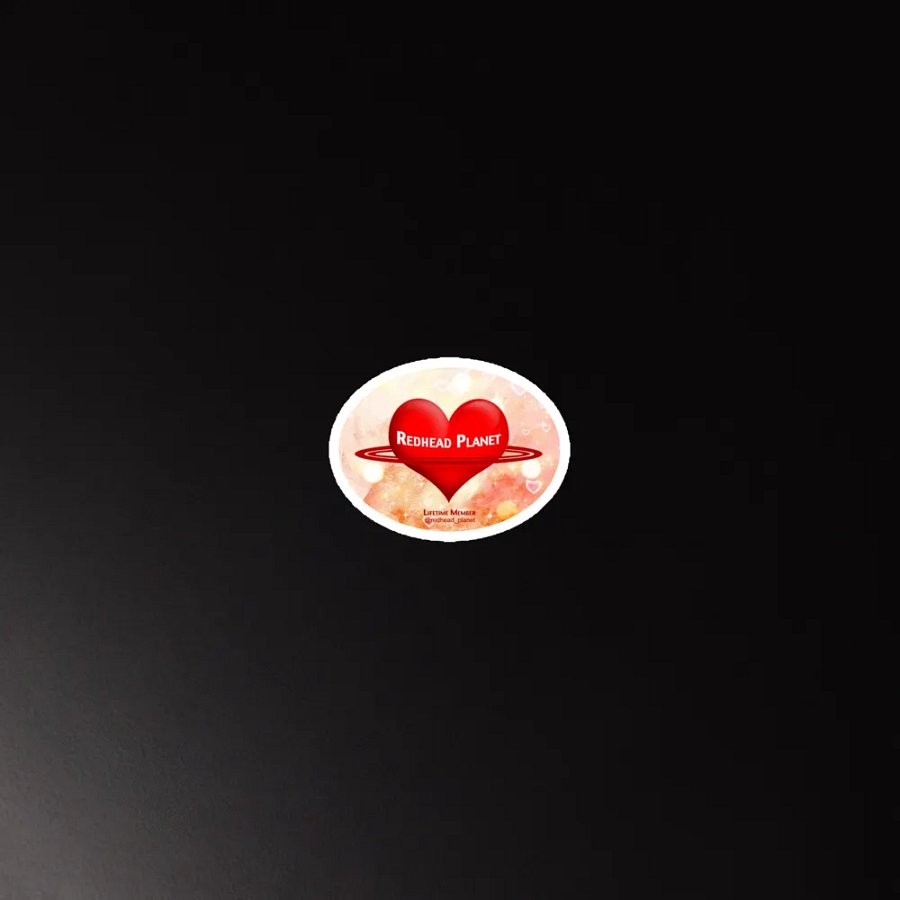 Redhead Planet Oval Magnet product image (5)