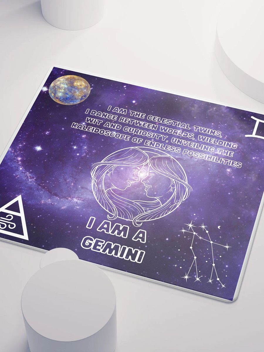 I am A Gemini Mousepad product image (3)