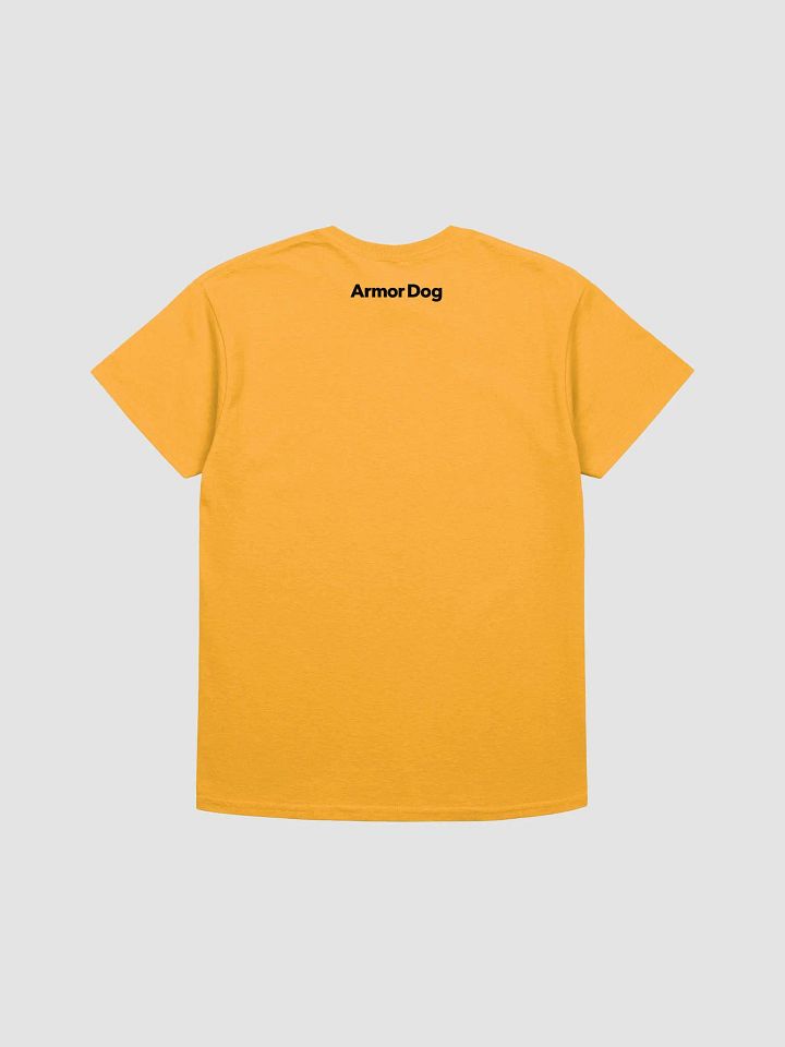 Armor Dog, Yellow T-Shirt with Large Print product image (2)