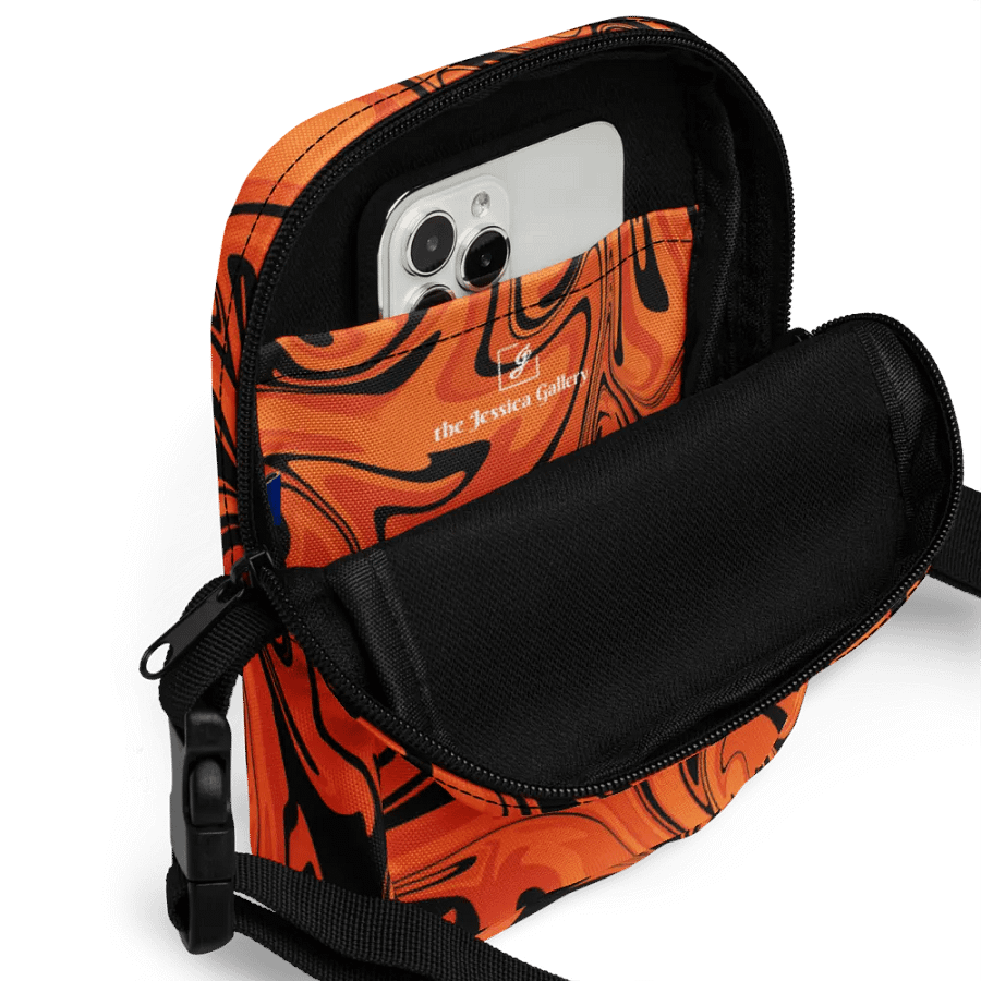 Orange Swirl Utility Crossbody Bag product image (7)