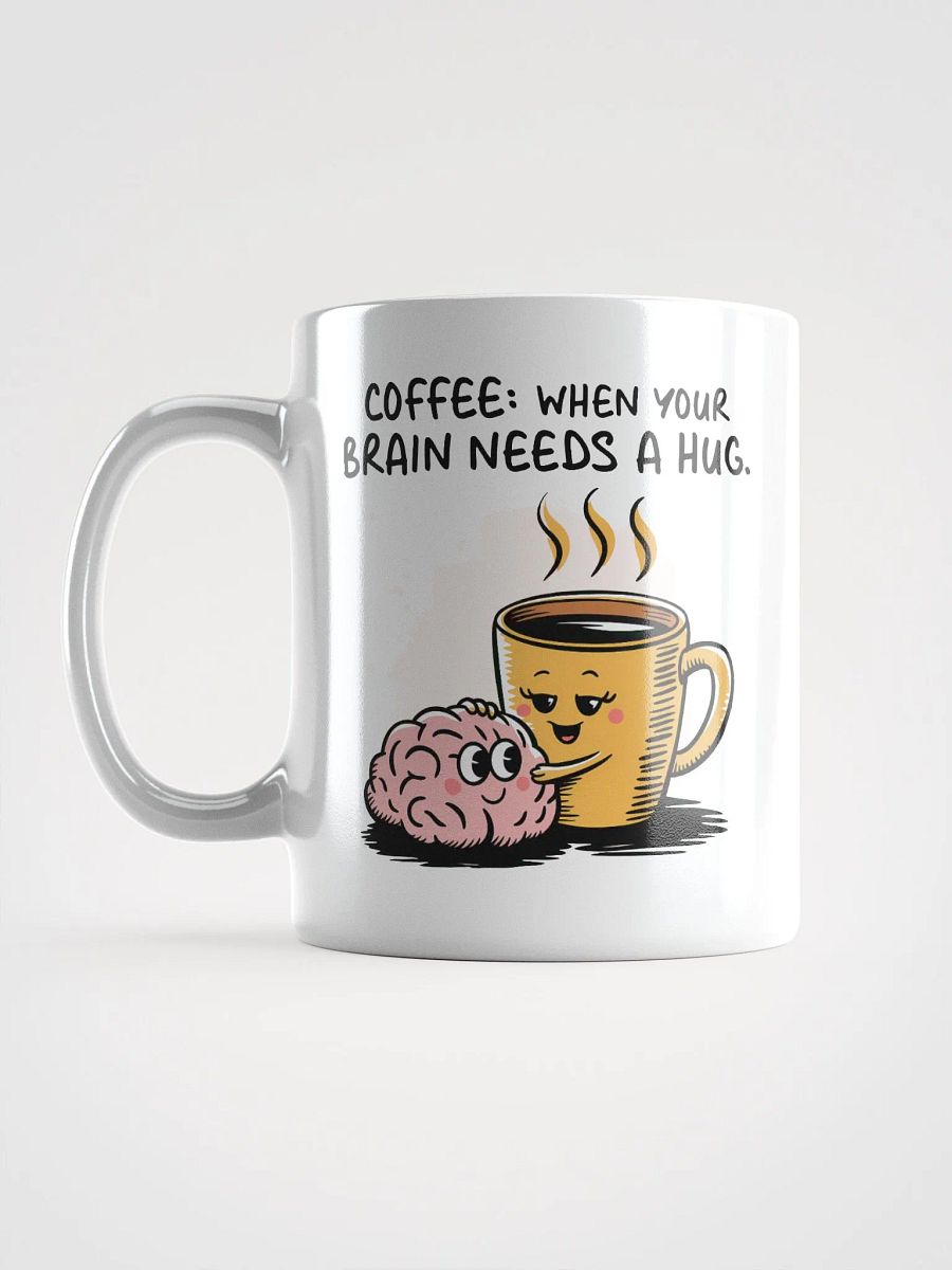 Mindful Sips White Glossy Mug product image (6)