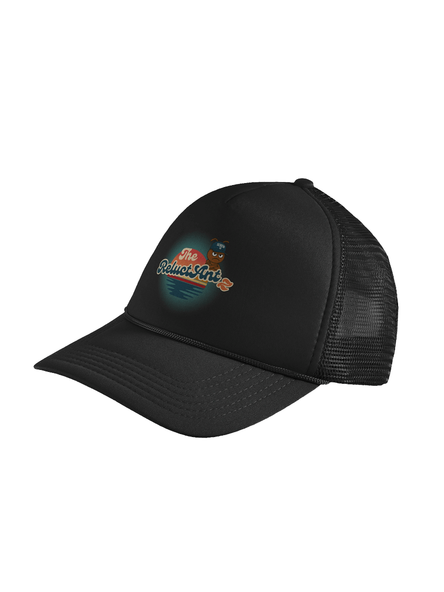 Screw U Hat by The ReluctAntz – Black Trucker product image (4)