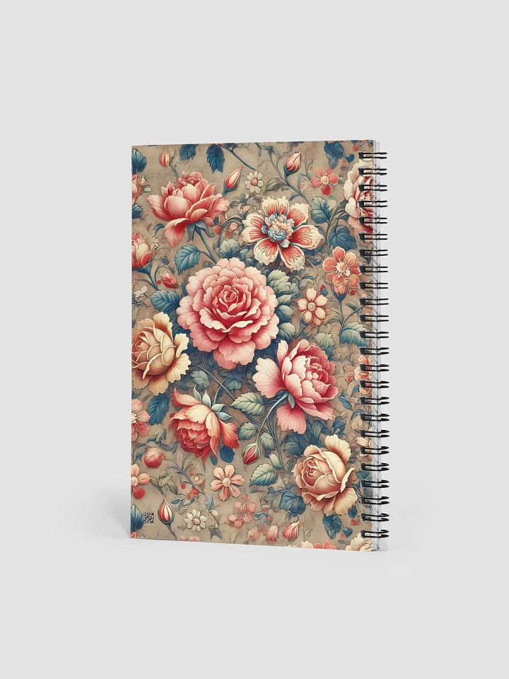 Royal Floral Spiral Notebook product image (2)