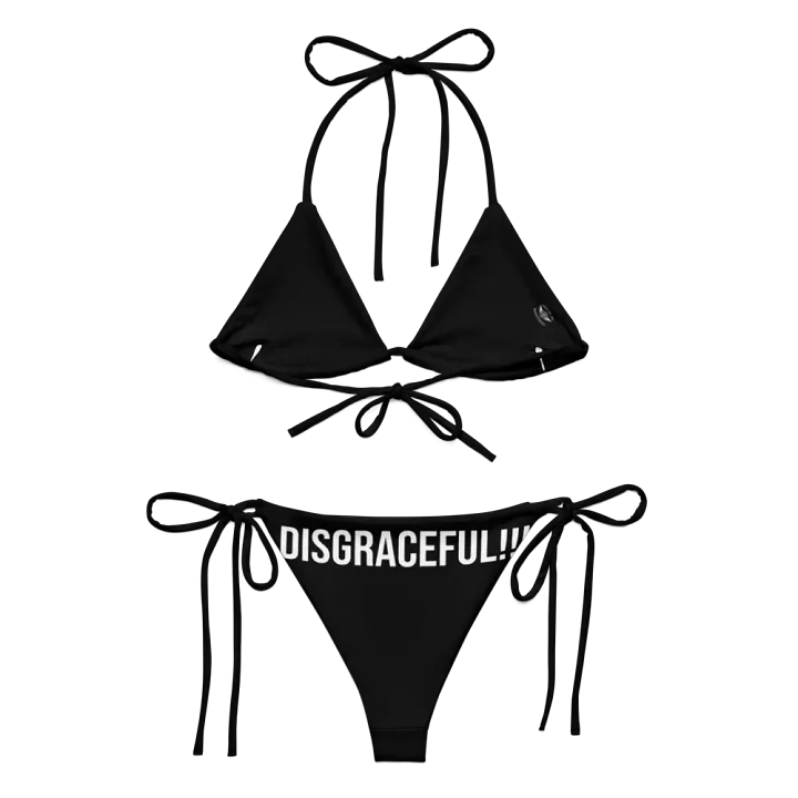 Disgraceful - Trump Smirk Black Bikini Set product image (2)