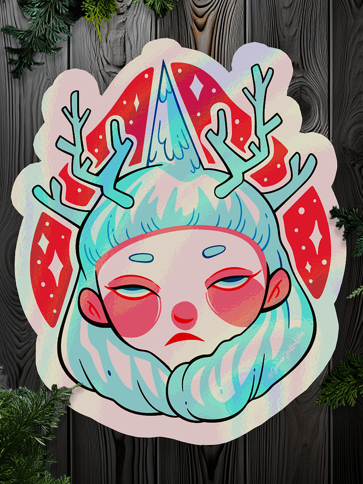 Icicle | 3D Holographic Kiss-Cut Sticker product image (1)
