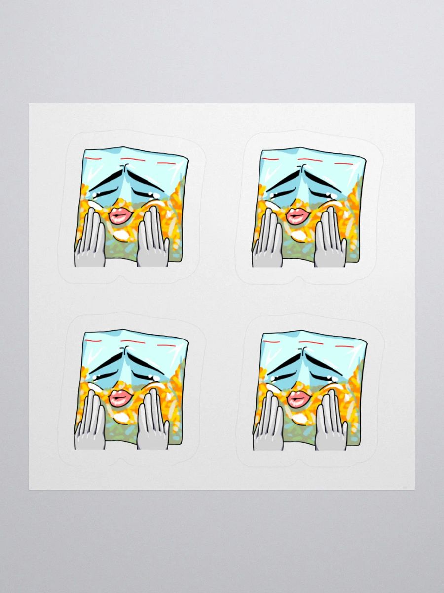 "Cheesebag man smoochy face" Sticker product image (1)