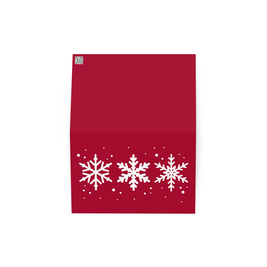 White Snowflakes Greeting Card product image (2)