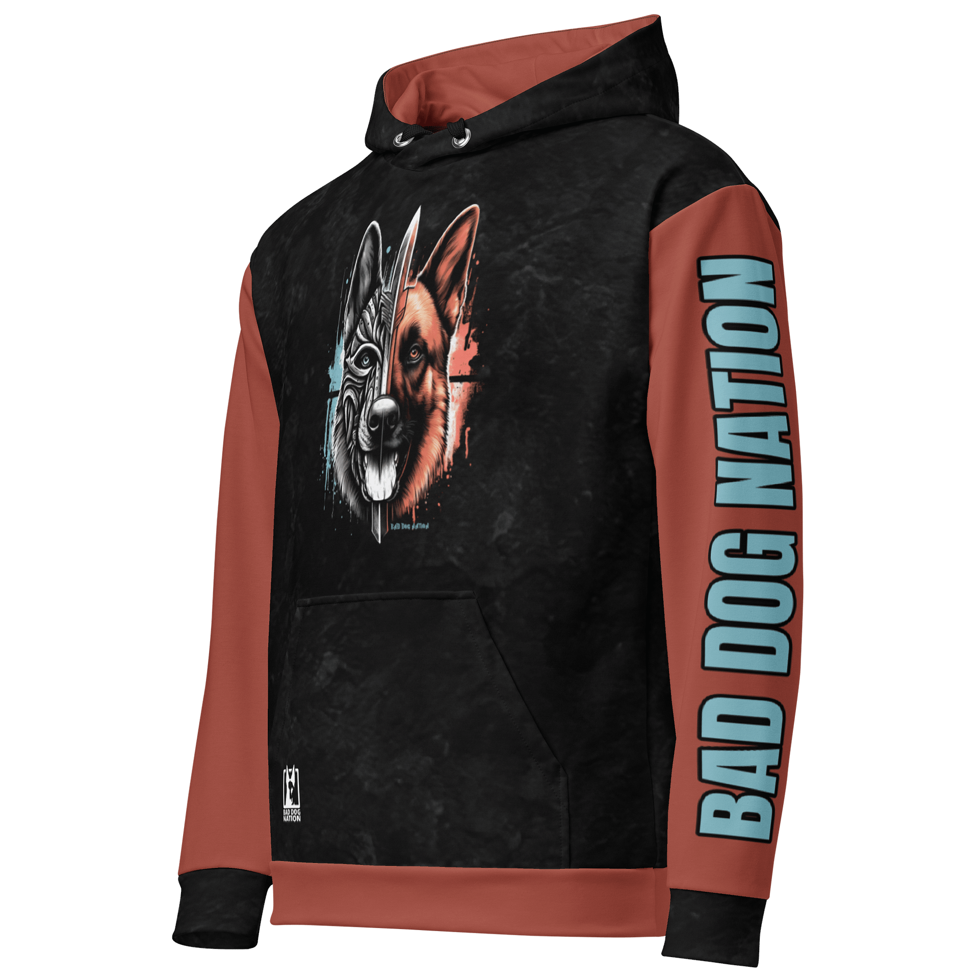 Warrior Malinois - Premium Adult Unisex All Over Print Hoodie product image (4)