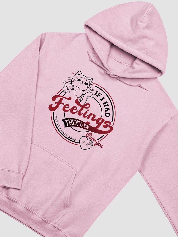 Paws Off My Heart -regular fit hoodie BLACK product image (1)