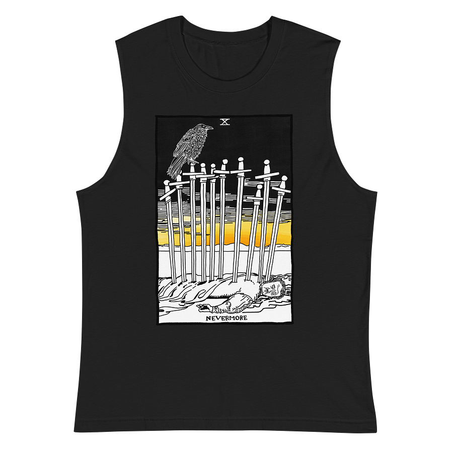 Edgar Allan Poe Ten of Swords Tarot Card Tank product image (2)