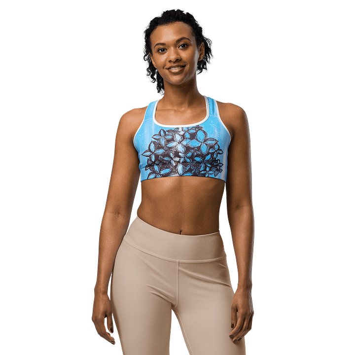 "Hydrangeas" Sports Bra product image (1)