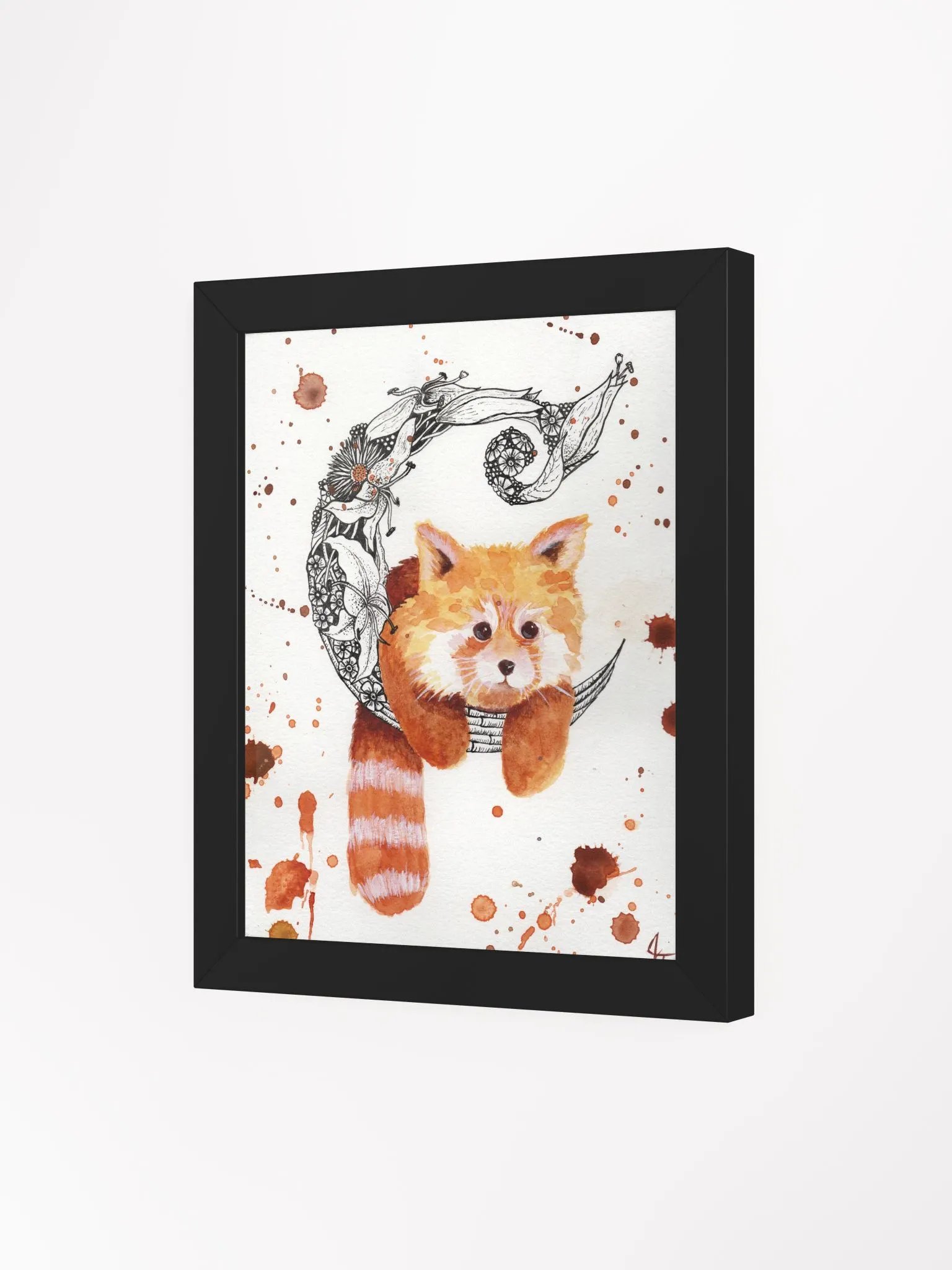 Crescent Rest - Red Panda Matte Poster product image (3)