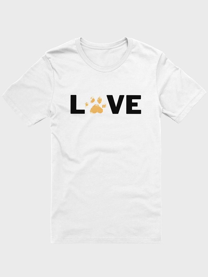 Dog Love Paw Print Shirt Light product image (1)
