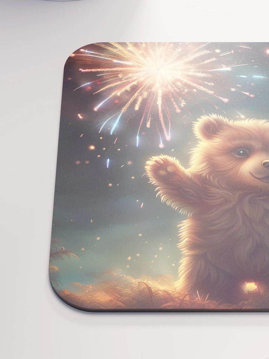 Fireworks Bear Mouse Pad product image (6)
