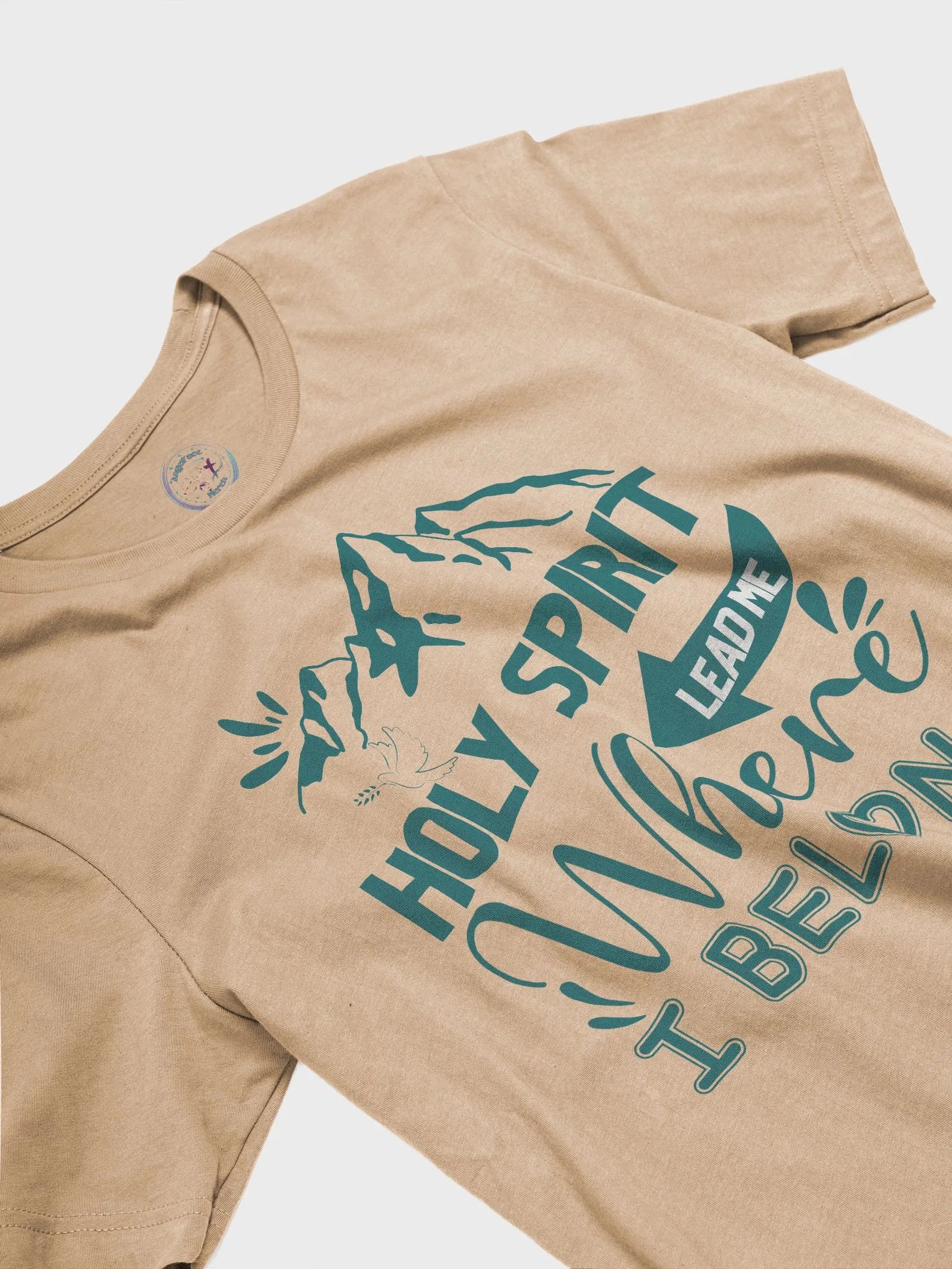 Holy Spirit Lead Me Where I Belong Christian Tee product image (6)